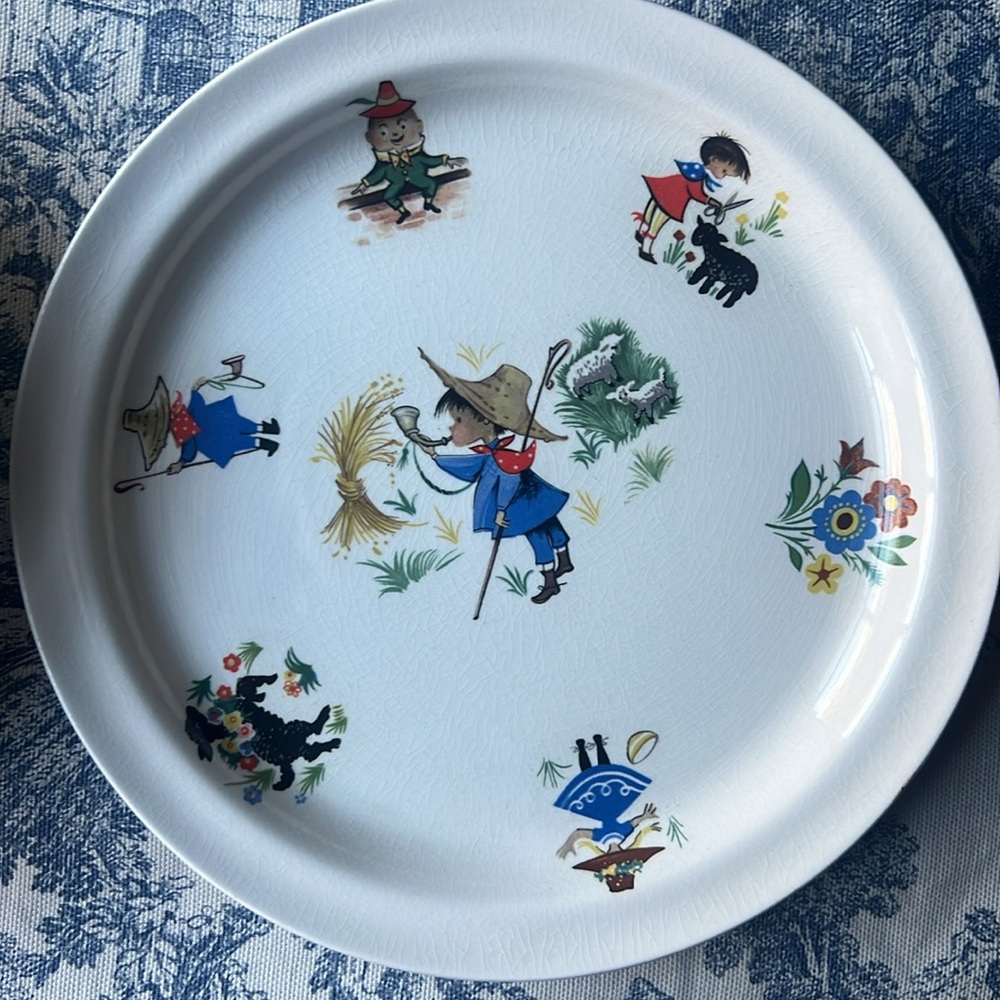 VTG IRISH BRENDAN ERIN STONE CHILDS PLATE CUP SET IRELAND 4pc. - Picture 3 of 11